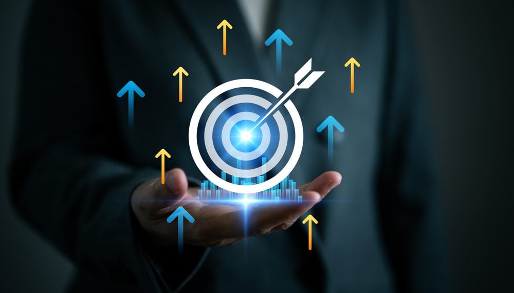 Business,Success,,Goal,Setting,And,Marketing,Strategy,Concept,With,Target